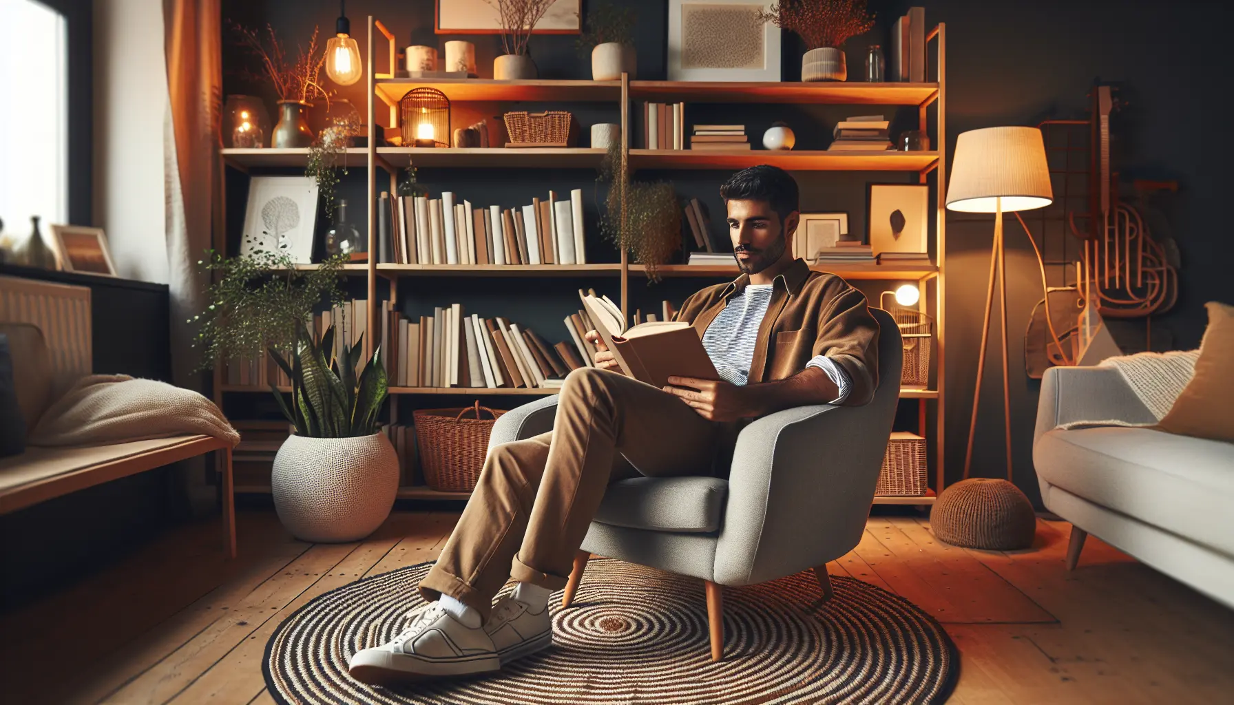 Inspirerande inredning med perfekt mattplacering